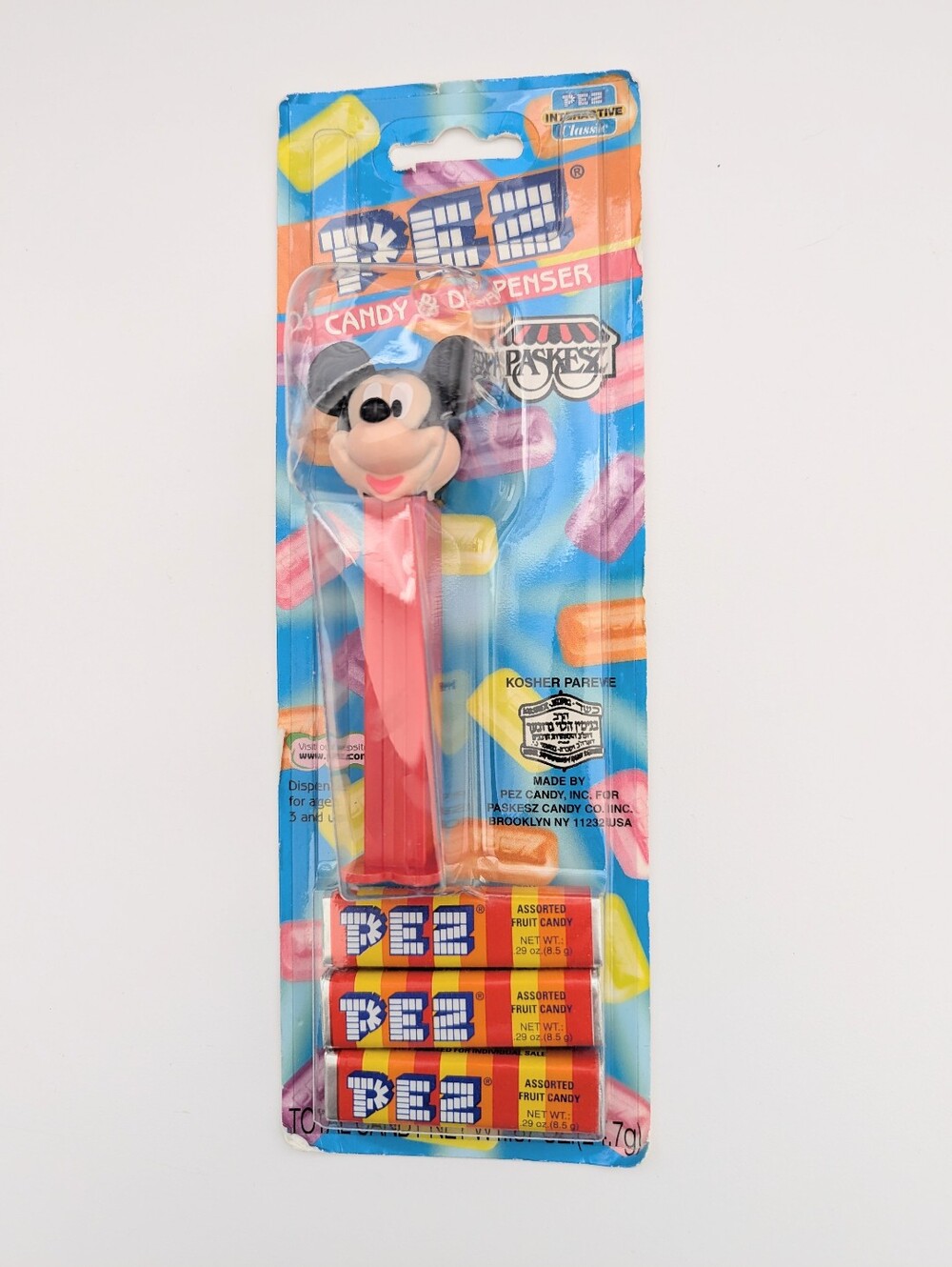 UNOPENED PACKAGE PEZ Mickey Mouse Candy Dispenser